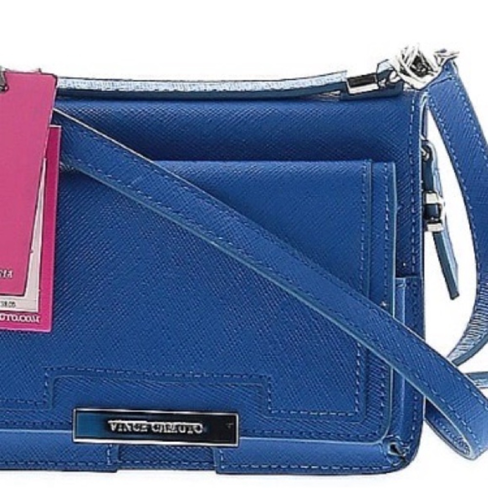 Vince Camuto Mila Cross Body Cerulean Blue NWT